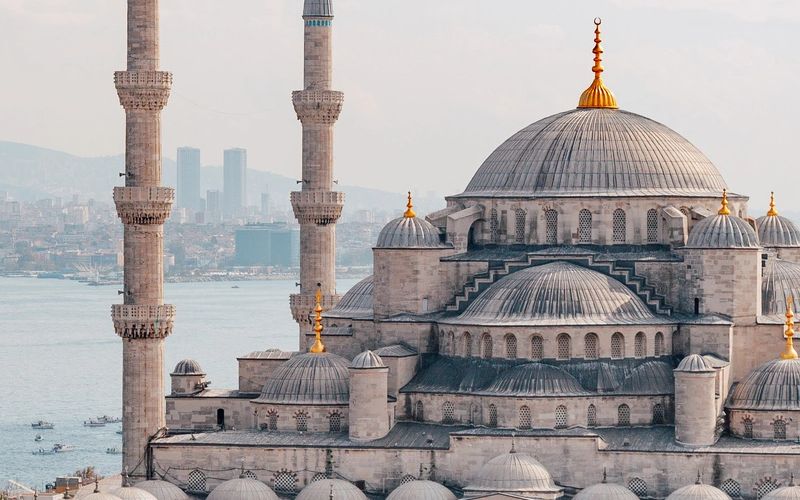 Iconic European cityscape and architecture